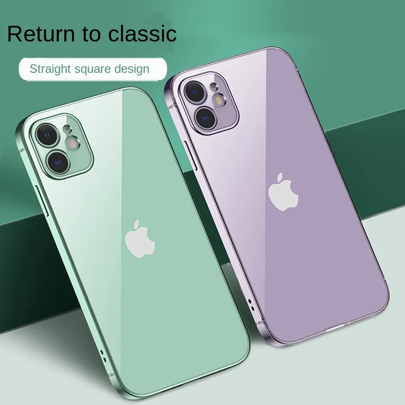 Принципиально для сотового телефона Iphone 11 кейс чехол силикон Fundas прозрачная