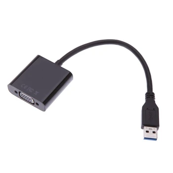 

USB 3.0 to VGA Multi-display Adapter Converter External Video Graphic Card Black