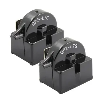 

Newest 2pcs QP2-4.7 Start Relay Refrigerator PTC Ohm 1 Pin