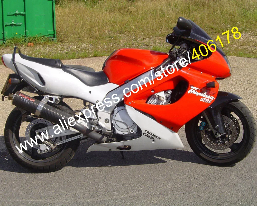 Для Yamaha YZF1000R Thunderace YZF 1000R 1997 2007 97 98 99 00 01 02 03 04 05 06 07 красный белый комплект