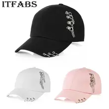 Фирменная новая модная кепка для женщин и мужчин, регулируемая бейсбольная кепка для гольфа с застежкой сзади, Спортивная повседневная бейсболка с кольцами