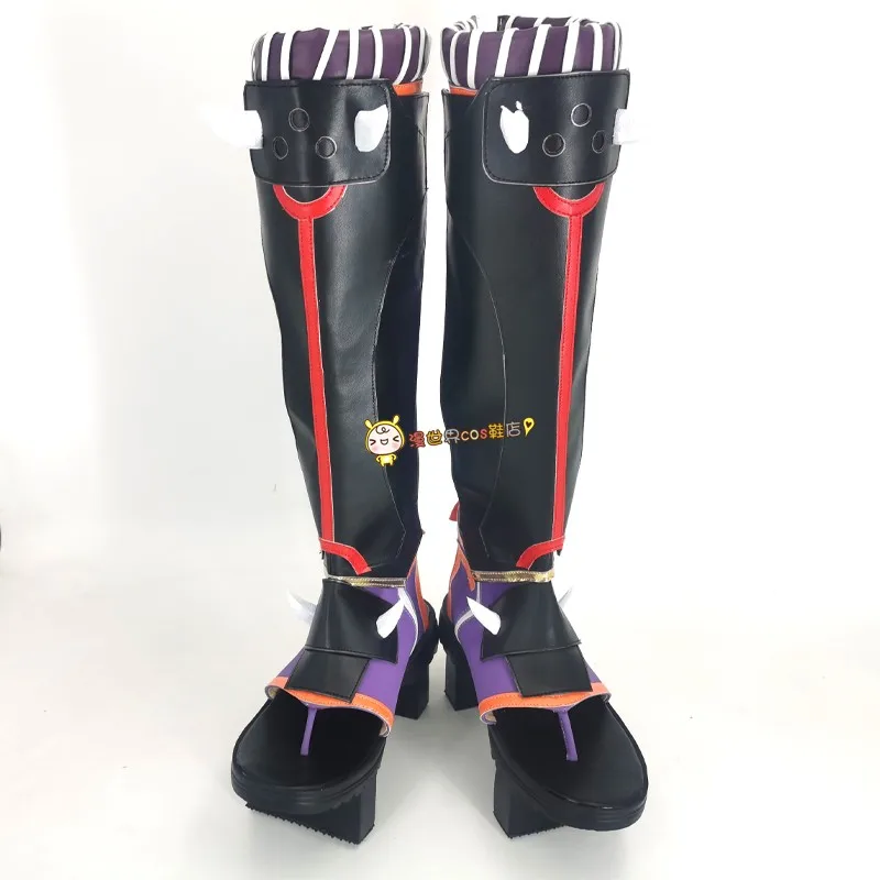 game-genshin-impact-arataki-itto-cosplay-shoes-high-boots-halloween-carnival-cosplay-party-props-accessories