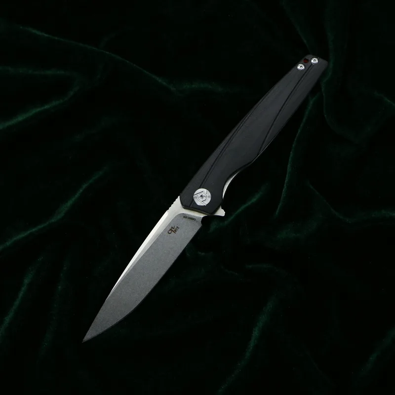 black CH3007 складной нож для флиппера D2 лезвие G10+ стальная ручка для кемпинга тактика Охота Карманный фрукты Кухонные Ножи EDC инструменты - Цвет: black