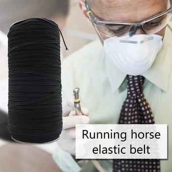 

Elastic Rope Bungee Shock Cord Stretch 100/200 Yards 6/3mm Elastic Band Mask Ear Rope Cord String Accessories for Mouth Cover