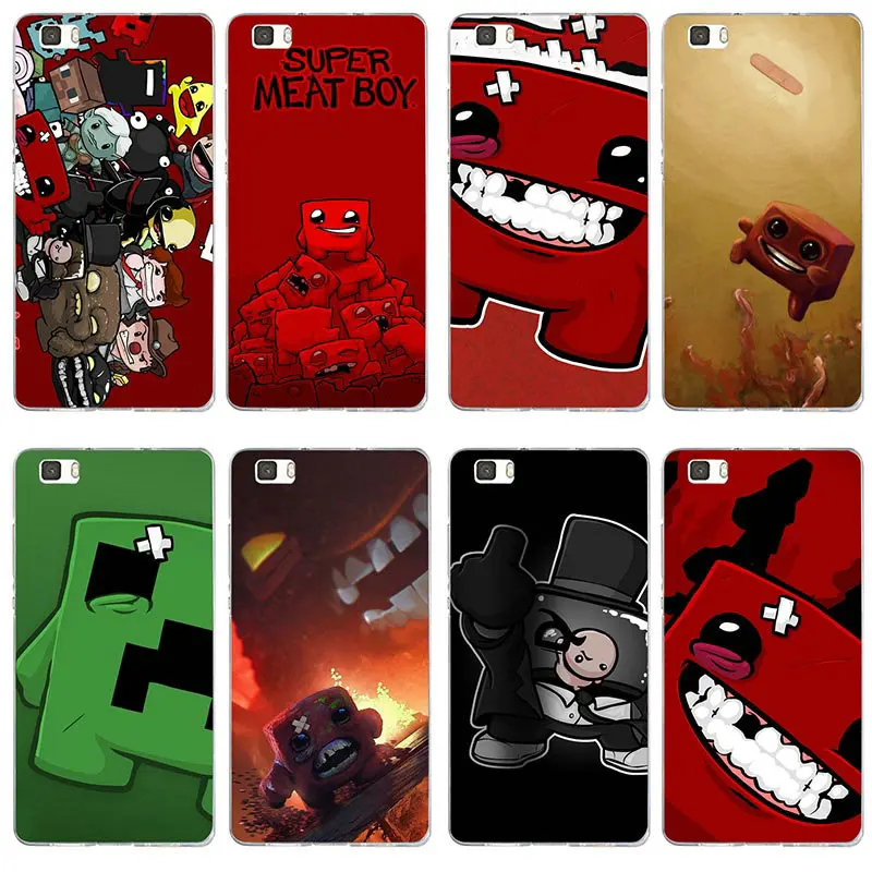 Super Meat Boy Soft Silicone Phone Cases for Huawei Honor 4C 5A 5C 5X 6 6C 7 7A 7C 8 8C 8S 9 10 20 10i 20i V8 V10 Lite Pro |