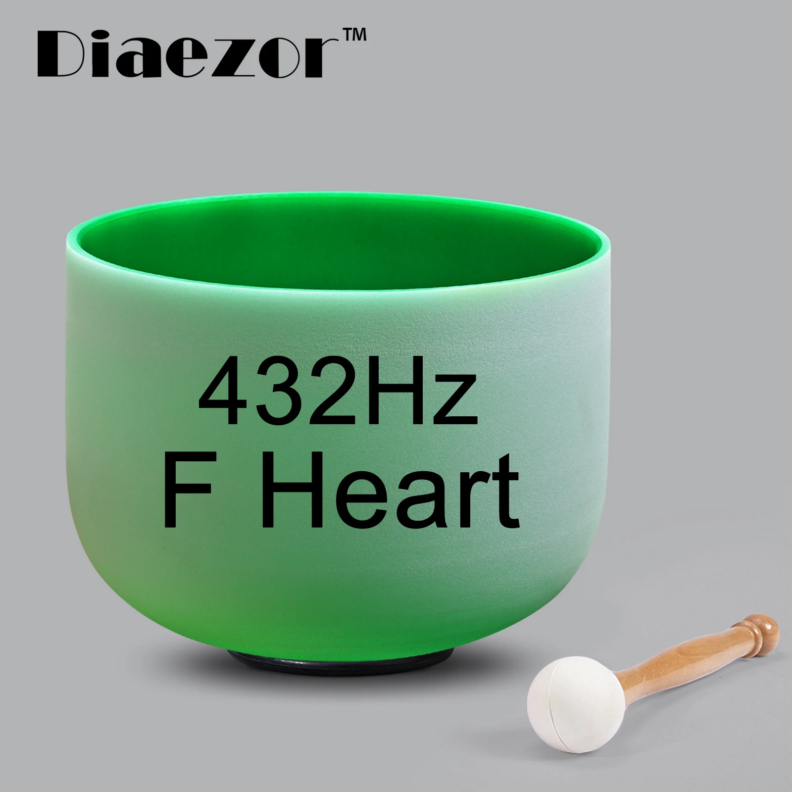 432Hz F Heart Diaezor 12 дюймов цветной красный/желтый/оранжевый/Индиго/синий/зеленый/фиолетовый чакра матовый Кристалл Поющая чаша - Цвет: 432Hz F Heart