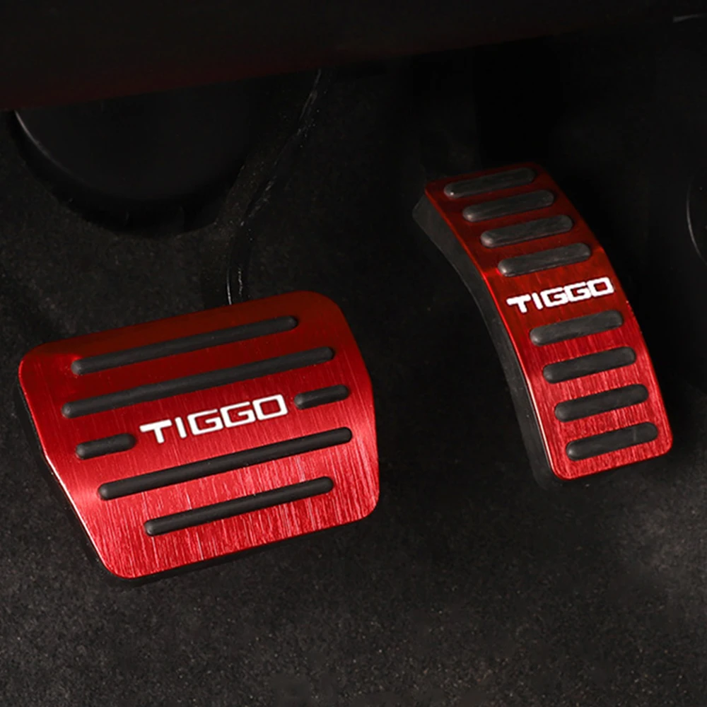 Auto Car Pedals Foot Accelerator Gas Fuel Brake Pad Plate Covers For Chery Tiggo 7 8 Pro Plus-Accessories