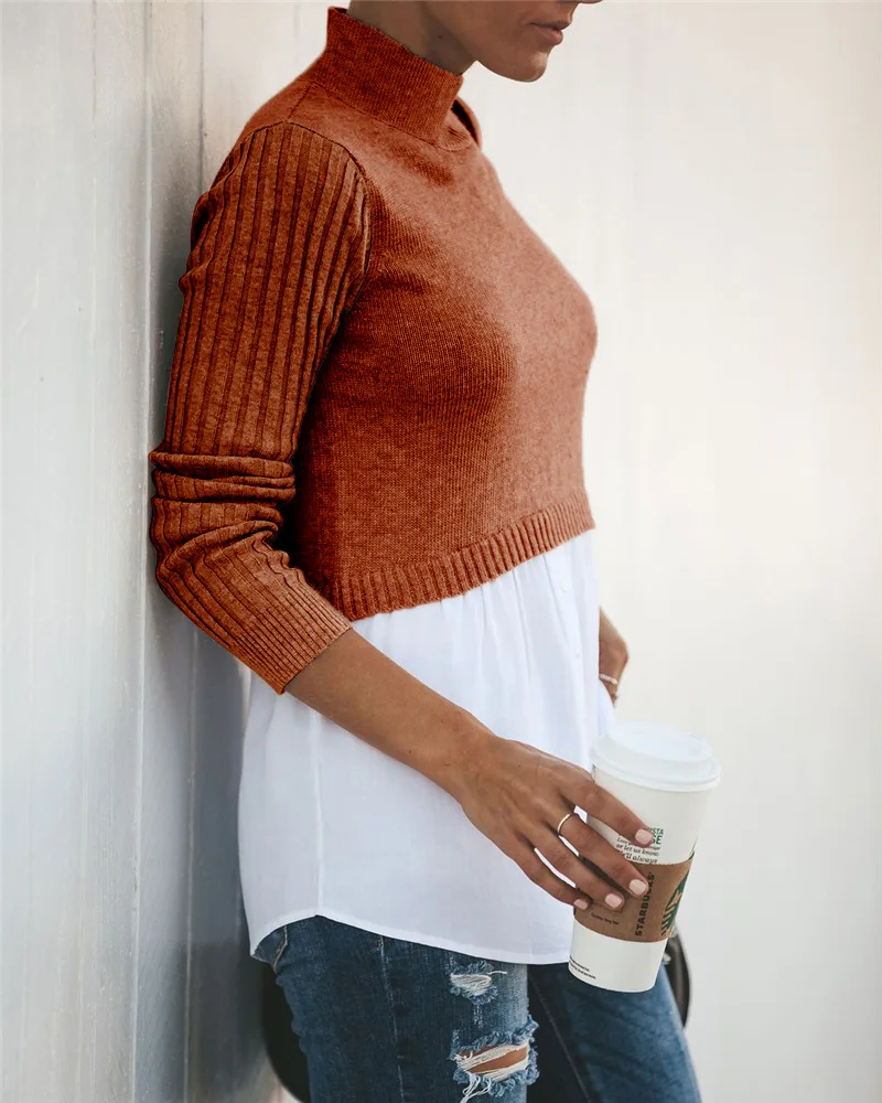 Вязаный свитер для женщин длинный рукав водолазка женский свитер зимний свитер пуловер сексуальный тонкий s m l xl