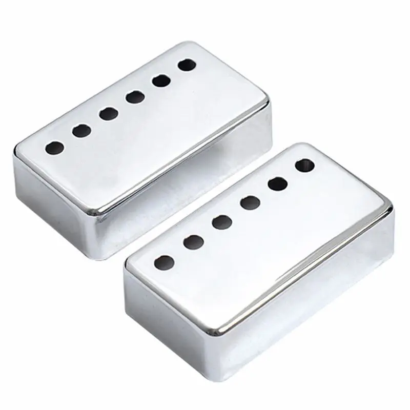 2x Humbucker шеи и моста гитары Пикап Чехлы хром высокое качество|Детали аксессуары
