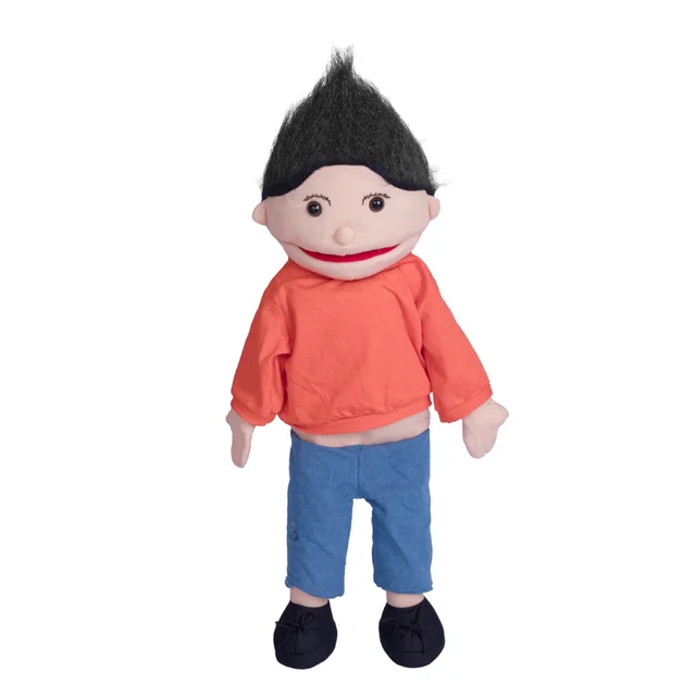 Children Big Hand Dolls Puppet Abdominal Soft-stuffed Pulip Large Dolls Cloth Puppets Suprise Scary Dolls Witch  Birthday Gift