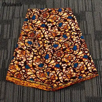 

Chzimade 1Yard Ankara African Prints Batik Real Wax Fabric Wedding Polyester Fabric Diy Dress Sewing Material
