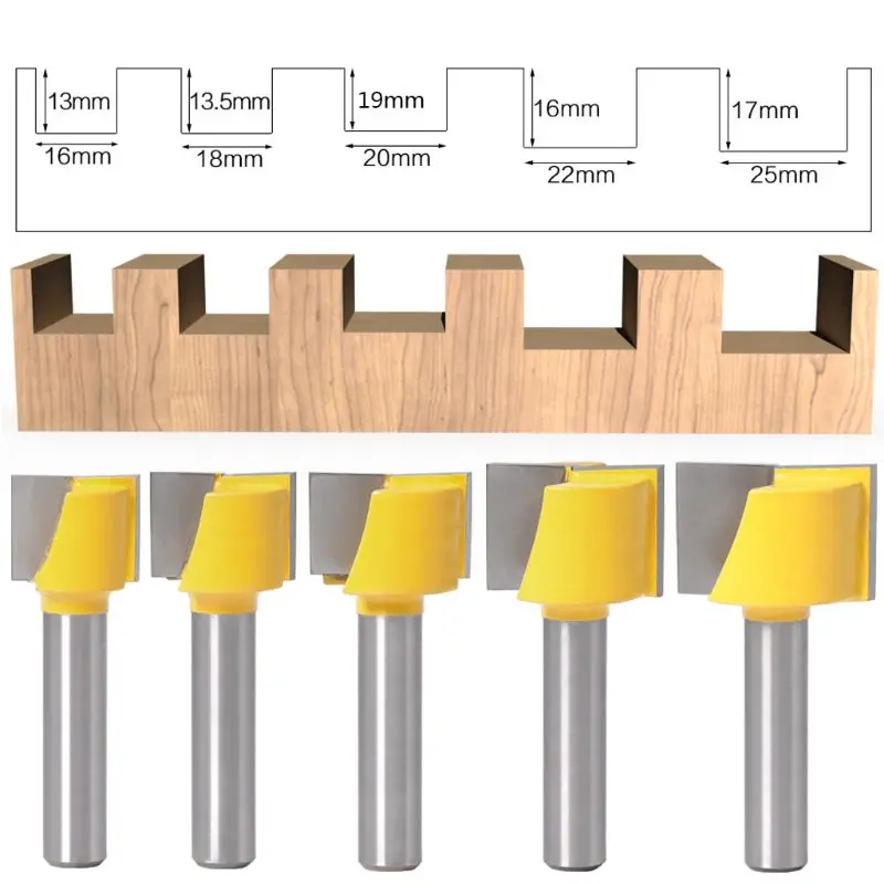 

8mm Shank Bottom Cleaning Router Bit Solid Carbide Engraving Milling Trimmer