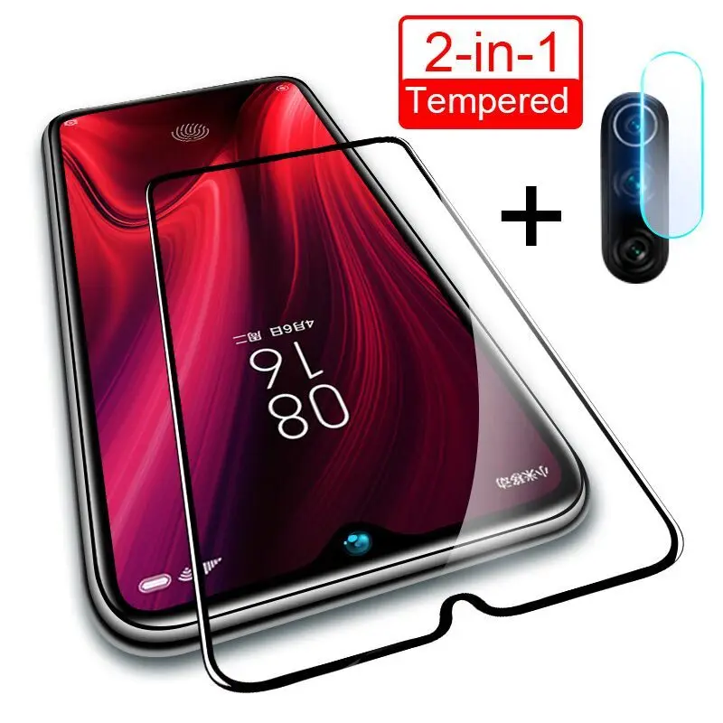 

2 in 1 Camera Lens Tempered Glass For Xiaomi Mi 9 Lite 9T 9Pro Screen Protector on the For Xiaomi A2 A3 Lite CC9 Protective Film