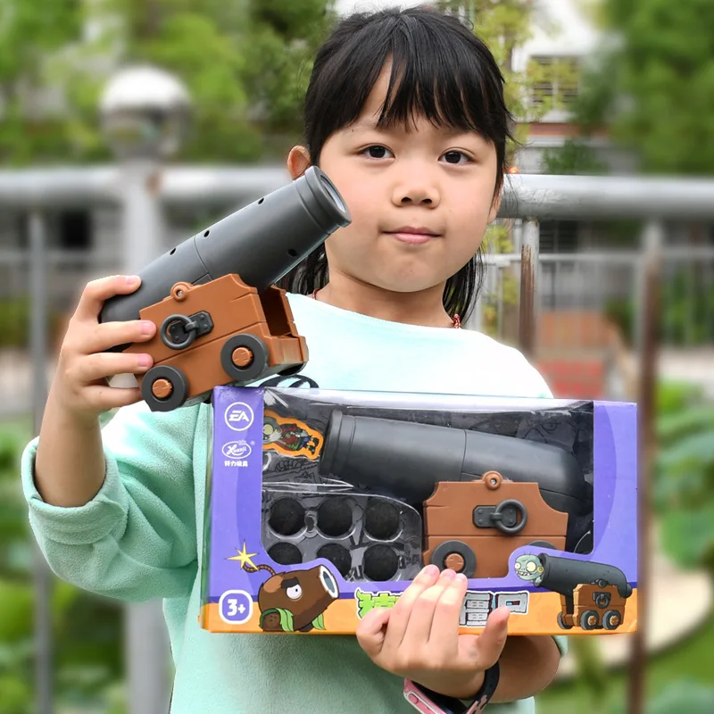 

2020 New Plants Vs Zombies Pirates Of The Caribbean Cannon Peashooter PVC Action Figure Model Toy Gifts Toys For Children