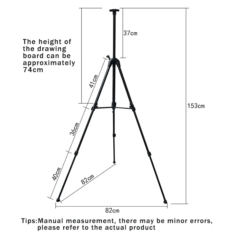 Portable Adjustable Metal Sketch Easel Stand Foldable Travel Easel Aluminum  Alloy Easel Sketch Drawing For Artist Art Supplies - Price history & Review, AliExpress Seller - JusendaOffice Store