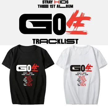 

kpop Stray Kids T-shirt GO LIVE album around song clothes with the same paragraph head short-sleeved T-shirt men and women summe