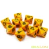 Bescon's Dungeon and Wilderness Terrain, Dungeon Feature and Treasure Type Dice Set, 4 piece Proprietary Polyhedral RPG Dice Set 3