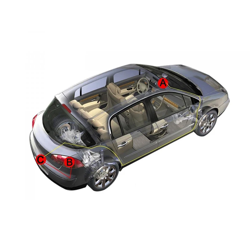 Автомобильная камера заднего вида для Volkswagen Skoda Jing Rui/Santana/POLO(3C)/Tiguan/Touareg/Passat WF