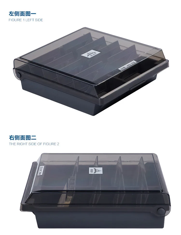Jielisi 868 Extra Large Capacity Business Card Box Business Card Storage Box Business Card Holder Business Card Wallet Business