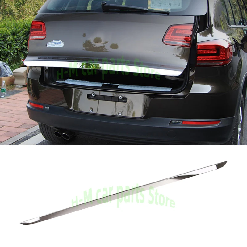 Для VW Tiguan 2010 2017 отделка задней двери багажника внешние молдинги аксессуары из