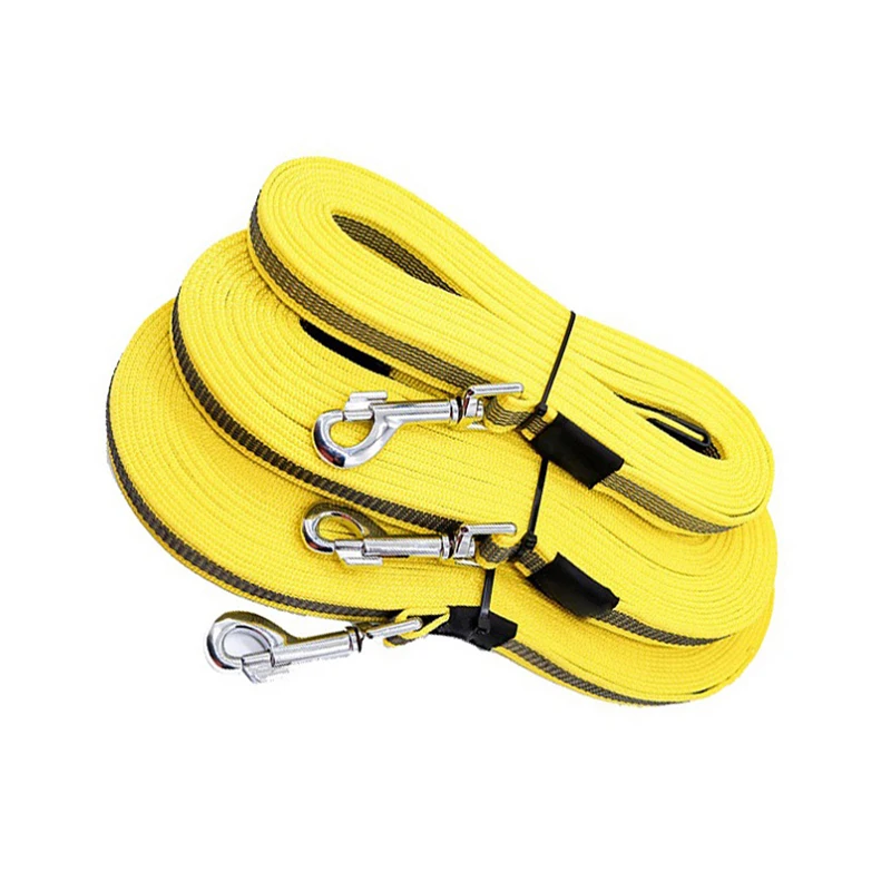5m 10m 15m Dog Leash long Pet Lead Non-Slip Rubber Training Walking Rope Comfortable Dog Leashes For Small Medium Large big Dogs