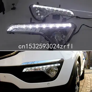 

LED DRL Daytime Running Lights Fog light Driving Bumper Fit For Kia Sportage 2010-14