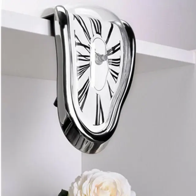 Melting Clock Salvador Dali Watch Melted Clock For Decorative Home Office Shelf Desk Table Funny Creative