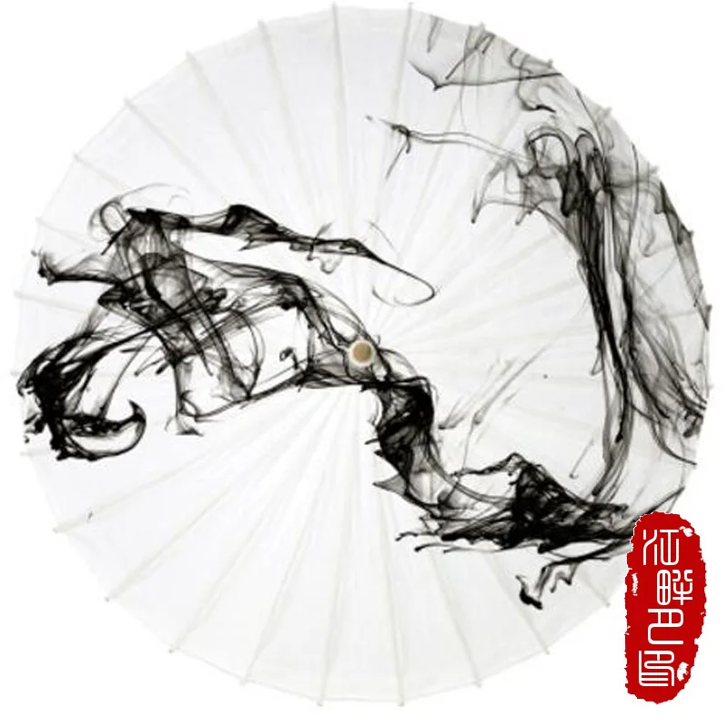 Китайский религиозный тотемный чернильный рисунок Дракон ручной работы