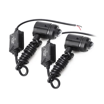 

White Yellow Angle Eye Led Fog Light 30w 24v Dual Color High low Beam Led Work Fog Light For Motorcycle SUV ATV Truck Bicycle