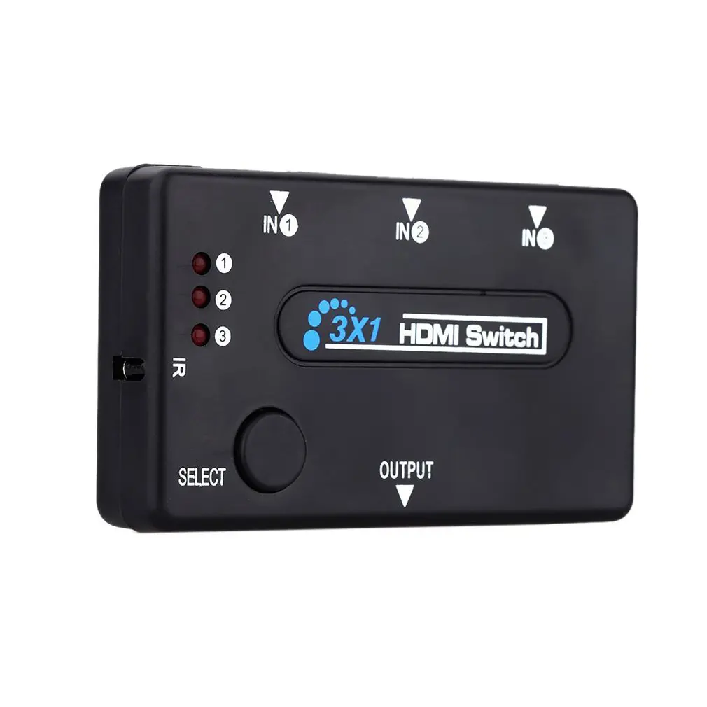 HDMI Разветвитель переключатель 3 входа 1 выход 4K HDMI коммутатор для ПК ноутбука HDMI коммутатор 3 порта HDMI адаптер