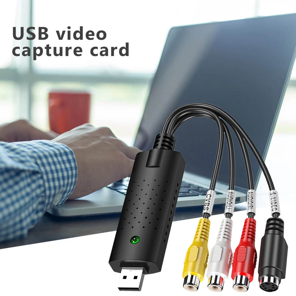 USB 2 0 аудио AV ТВ карта конвертер VHS в DVD аналоговый видео цифровой формат захвата