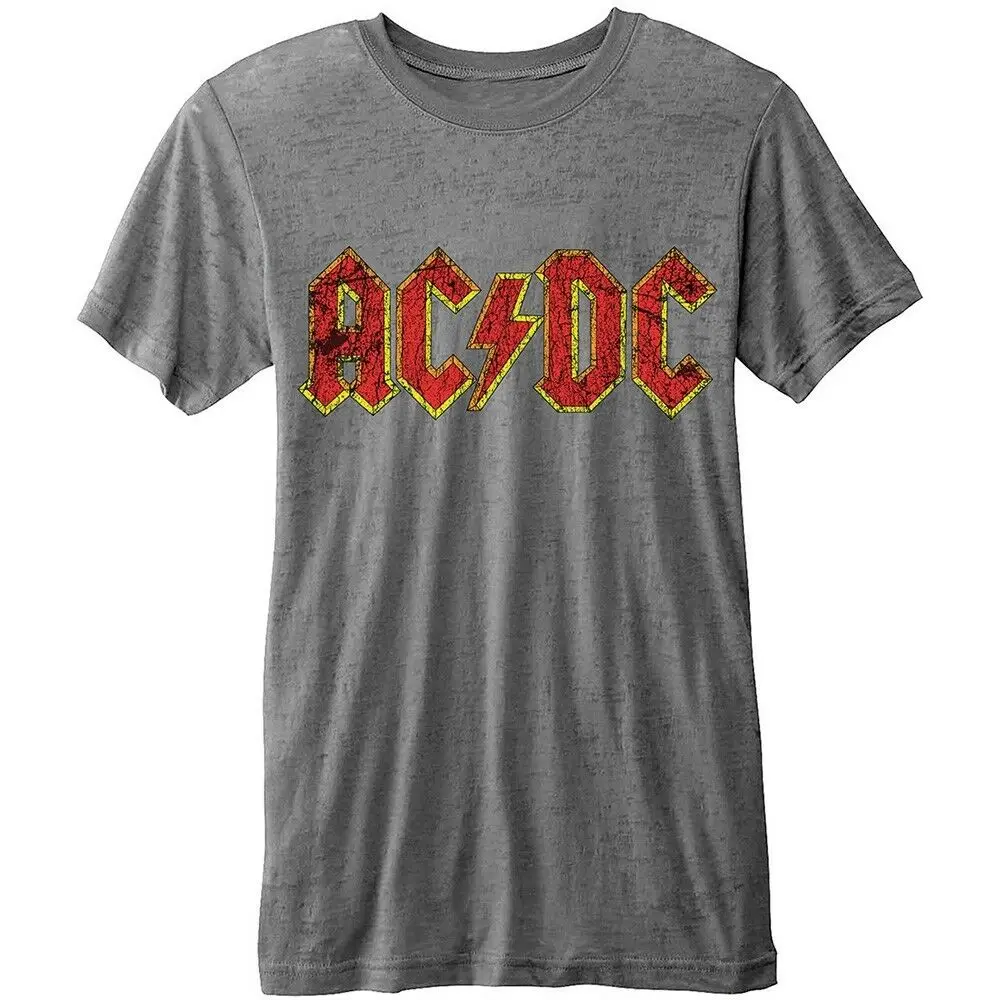 

Ac/Dc Men'S Logo T-Shirt X-Large Grey - Various Acdc Short Sleeve Tshirts