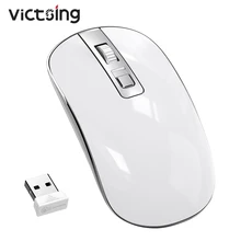 VicTsing PC202 беспроводная мышь Silent Click 2,4G тонкая мышь 1600 dpi Эргономичный дизайн с usb-приемником для ноутбука Mac ноутбука