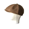 Black Brown Camel Wool Hat Man Newsboy Caps Solid Color Tweed Warm Winter Octagonal Hat Male Female Gatsby Retro Flat Caps BLM65 ► Photo 3/6