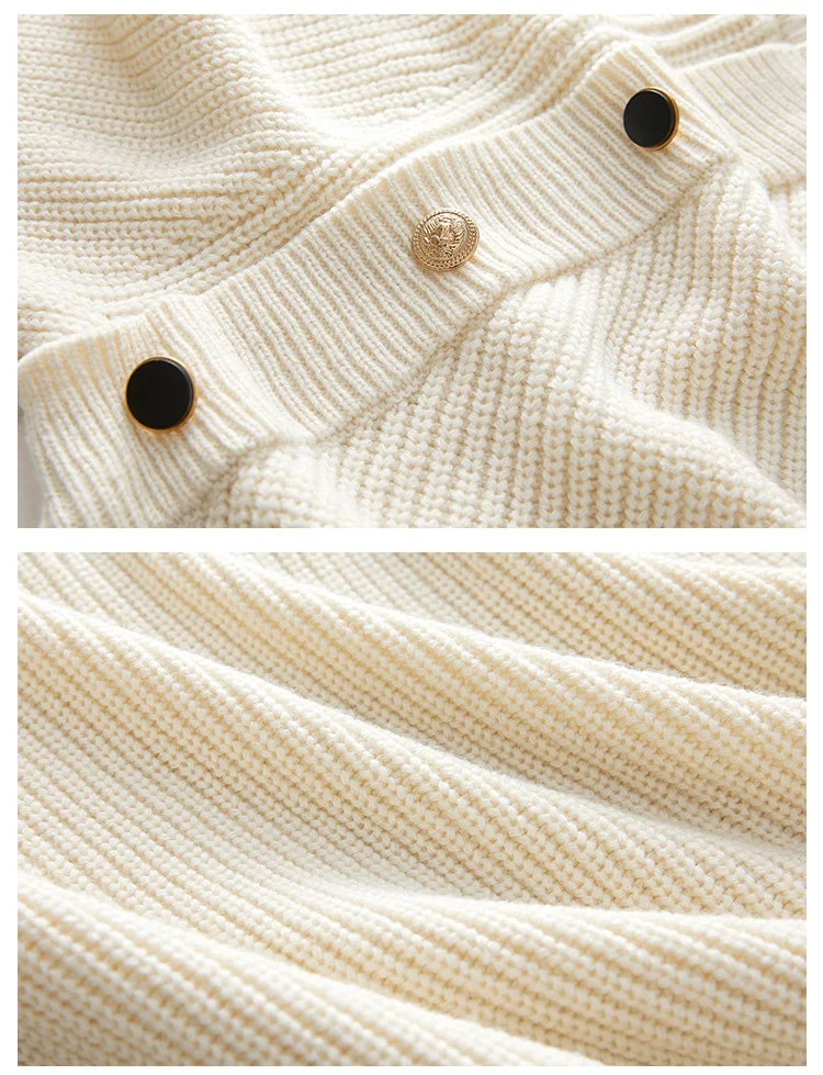 suyadream blusas de lã feminina inverno pescoço pullovers simples outono inverno solto topo branco cáqui