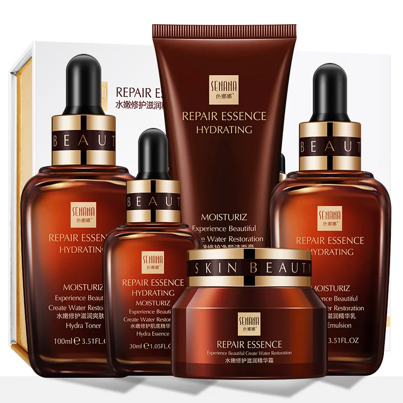 

Color Nana Supple Repair Moisturizing Essence Five-Piece Moisturizing Moist Set Moisturize the Skin Care Product Set