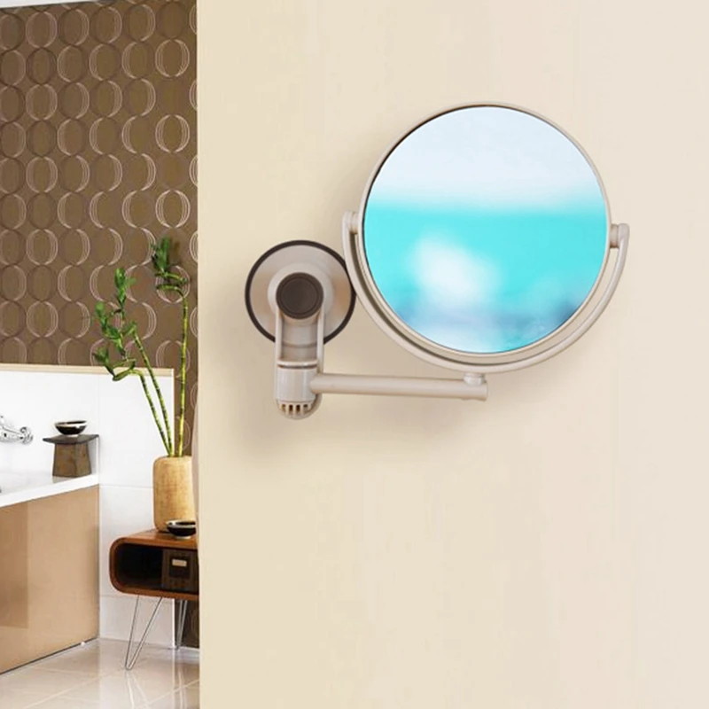 Зеркало для ванной косметическое зеркало 1X/3X увеличение присоска регулируемое зеркало для макияжа двухстороннее зеркало для ванной комнаты