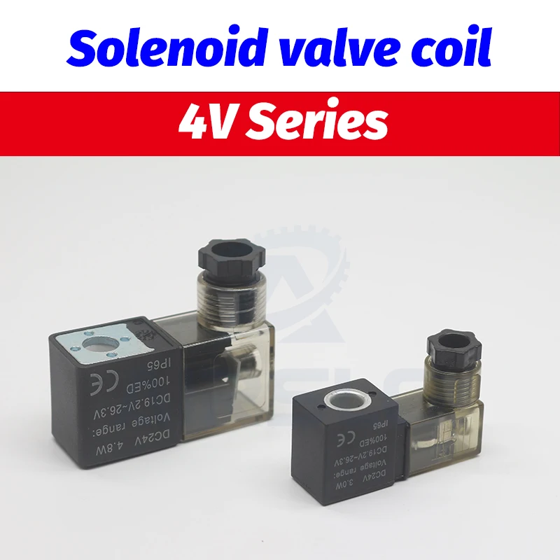 valve solenoid coil 4V210-06 08 4V220-06/08 4V230C 2P025-06/08 2V025-06/08 3V1-06 plug type 24VDC 12V DC 220V AC 110V AC 220V