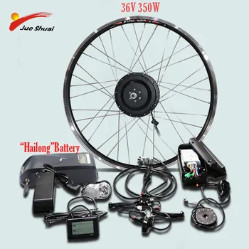 

Electric bicycle 36V 350W conversion kit for 20"26" 700C front wheel motor kettle battery Ebike Electric e Bike Conversion kit