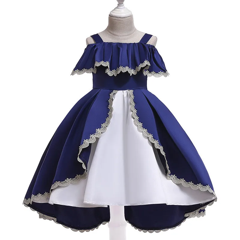 Г.; платье для девочек с одним плечом; vestido infantil; элегантное платье; Детские платья; Одежда для девочек; платье принцессы; Вечерние платья на свадьбу