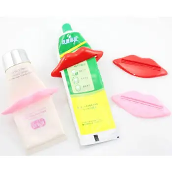 

Lip Shaped Toothpaste Squeezer Home Commodity Bathroom Tube Dispenser Cartoon Toothpaste Dispenser Bathroom Tool