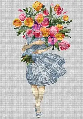 Light pace MM201068 cross stitch 11CT 18ct 14ct cotton thread embroidery DIY handmade needlework | Дом и сад