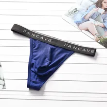 

T-Shaped Briefs Modal Panties Comfortable Thong Men'S Briefs Sexy U-Convex Underwear Mid-Waist Underpants