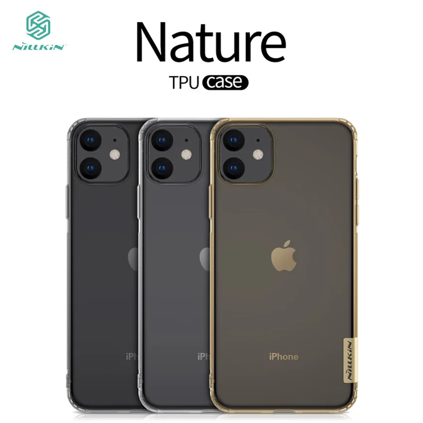 Для iPhone 11 чехол NILLKIN Nature ультра тонкий ТПУ для подходящие Чехлы мягкий TPU 6