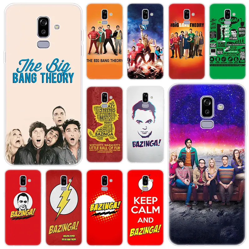 The Big Bang Theory Family Silicone Case for Samsung Galaxy J2 Pro J4 Plus J6 J7 Prime J8 2018 Core J3 2016 J5 2017 EU Cover | Мобильные