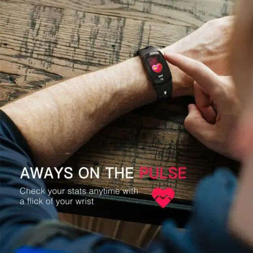 Waterproof Rechargeable Smart Bracelet Watch Long Lasting Sports Bluetooth Fitness Tracker Smart Watch