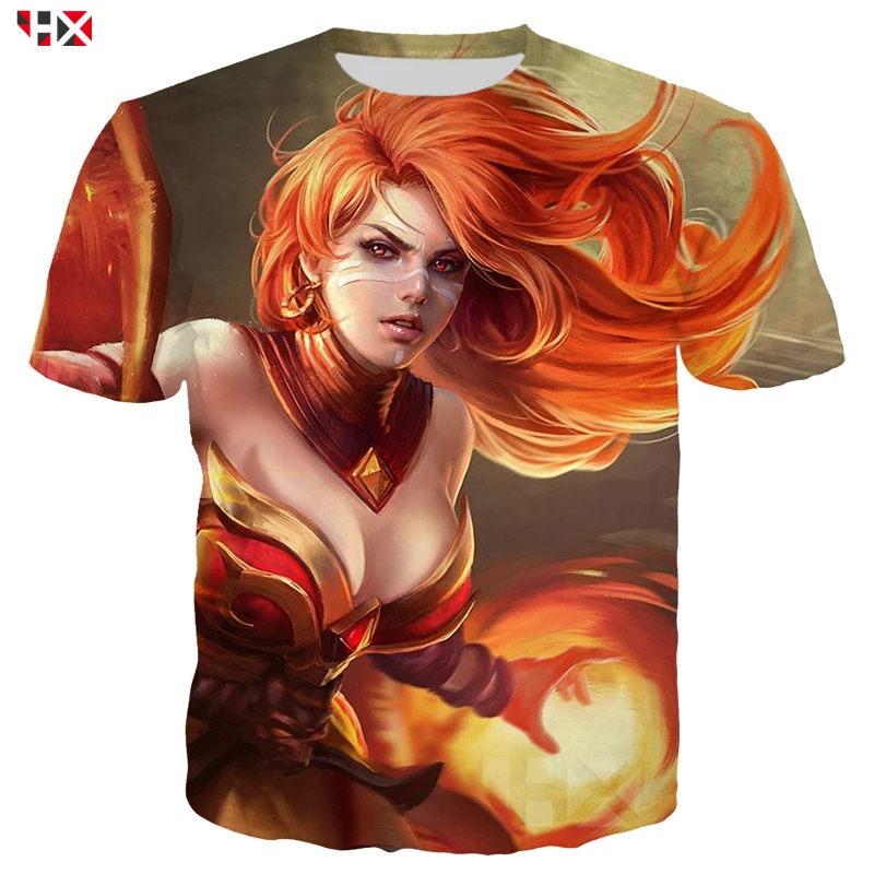 T Shirt 1 Игра Dota 2 футболка для мужчин женщин 3D печатных повседневные футболки Толстовка короткий рукав Harajuku стиль уличная пуловеры S469 - Цвет: T Shirt 1