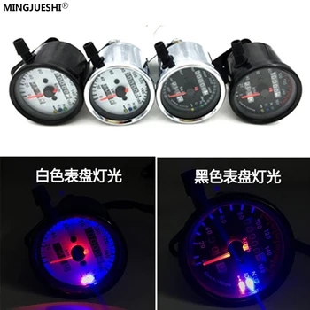 

Universal Motorcycle Speedometer Odometer 12V Motorcycle Dual Speed Meter with LED Indicator Speedometer Motorcycle