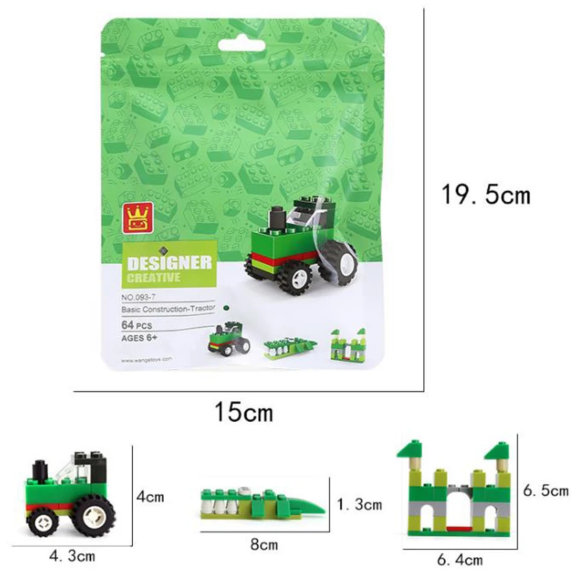 DOLLRYGA juguetes строительные блоки крокодил Duplo кирпичи креативный knutselen kinderen lote 3D игрушка для детей в мешках набор блоков