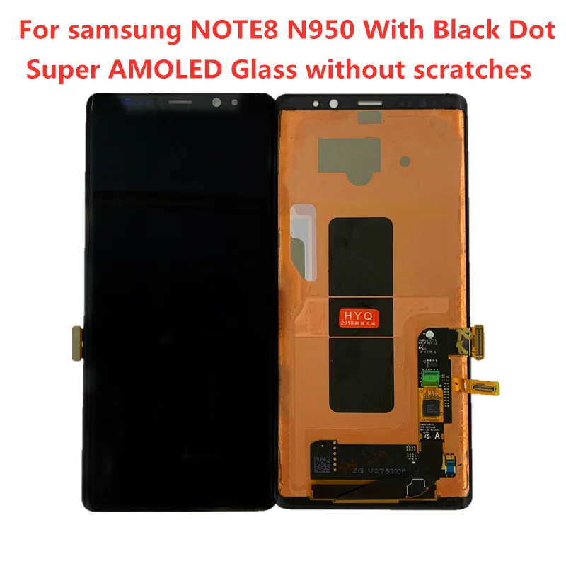 Оригинальный AMOLED дисплей для SAMSUNG Galaxy NOTE8 ЖК N950U N950I N950F сенсорный экран в сборе с